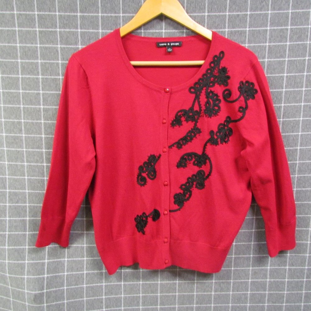 Cable & Gauge Embellished Cardigan